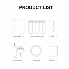 Load image into Gallery viewer, Reverse Osmosis System- under sink & tankless (HTW-A4)